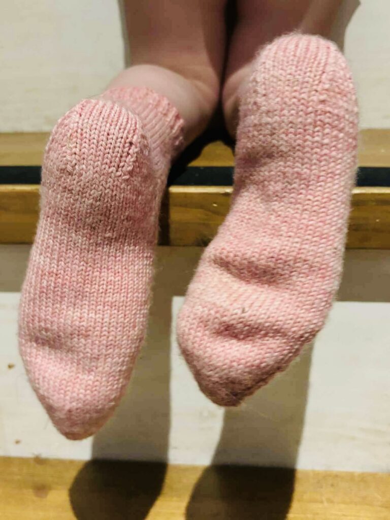 Chaussettes trop grandes
